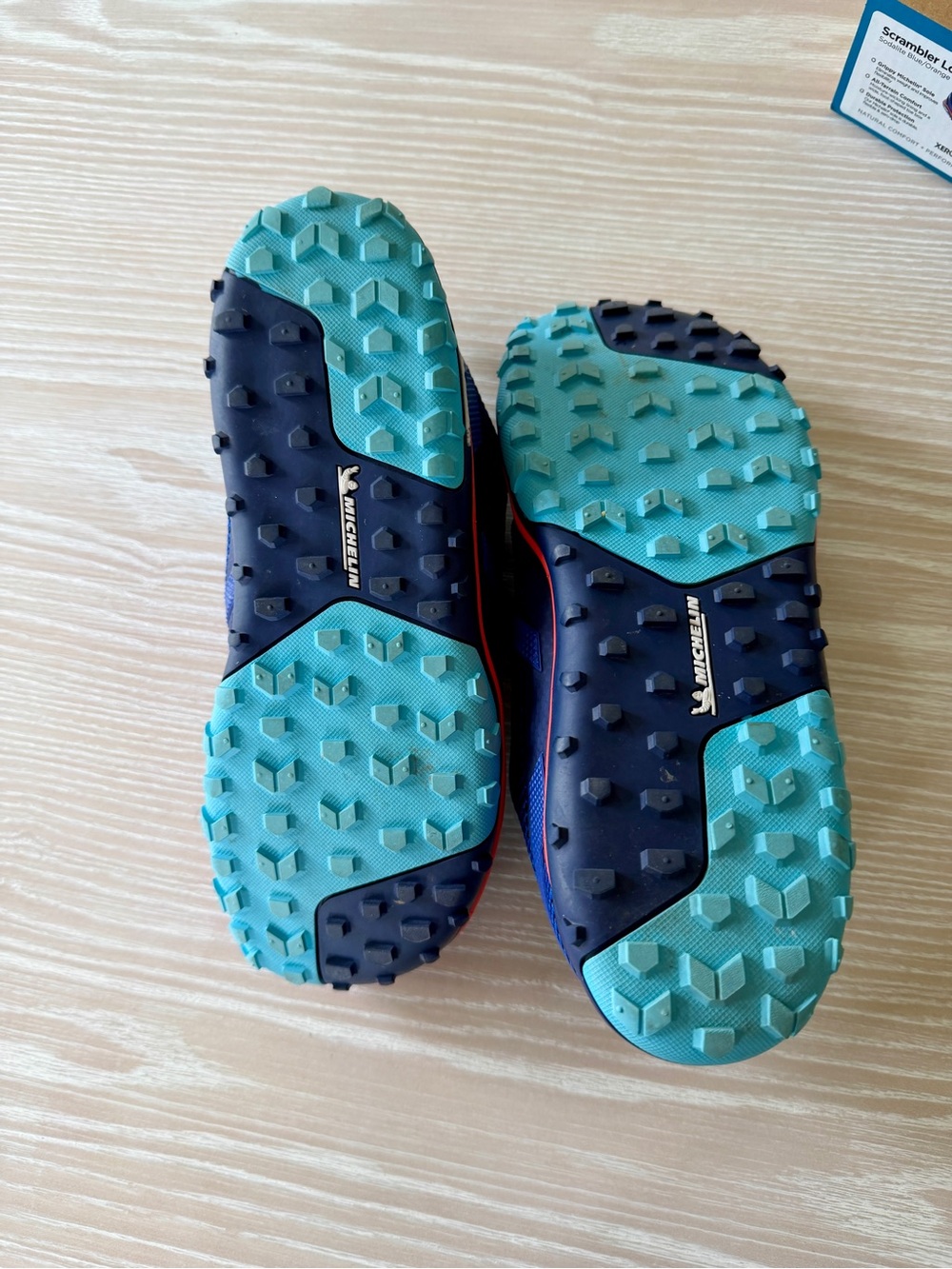 XERO Scrambler Low - blue and orange. Women’s 9 - Picture 4 of 6